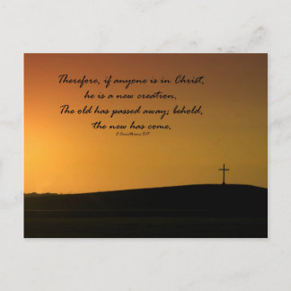 Cross Sunset Postcard