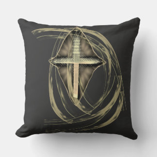 Cross T shirt Christian Design Throw Pillow