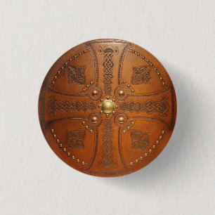Cross Targe 1 Inch Round Button