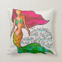 Cross the Ocean Pillow