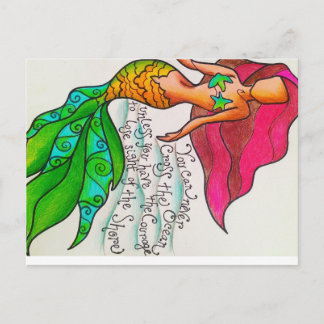 Cross the Ocean Postcard