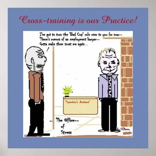 Cross Training on the Job! Poster (Front)