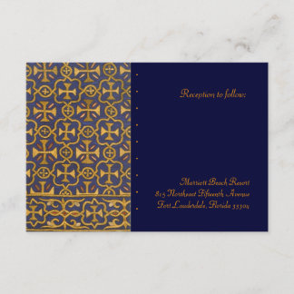Cross Vestment Reception Enclosure Card