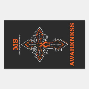 Cross/Warrior...MS Sticker