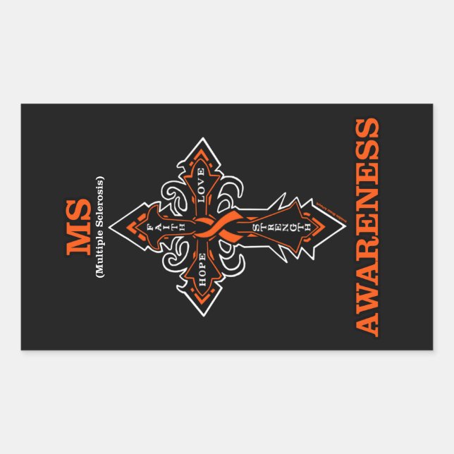 Cross/Warrior...MS Sticker (Front)