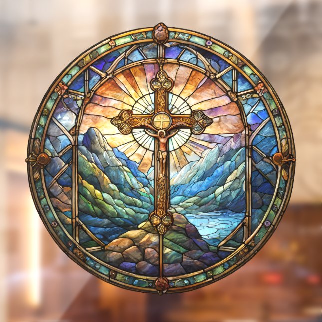 Cross Window Cling (Sheet 2)