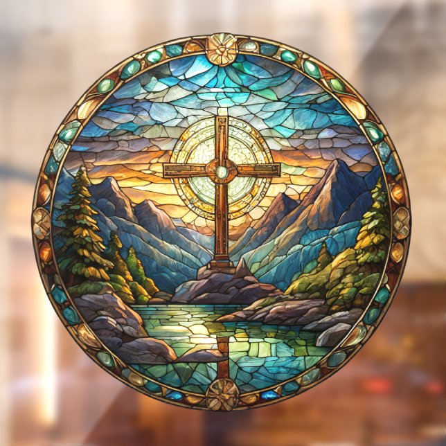 Cross Window Cling (Sheet 2)