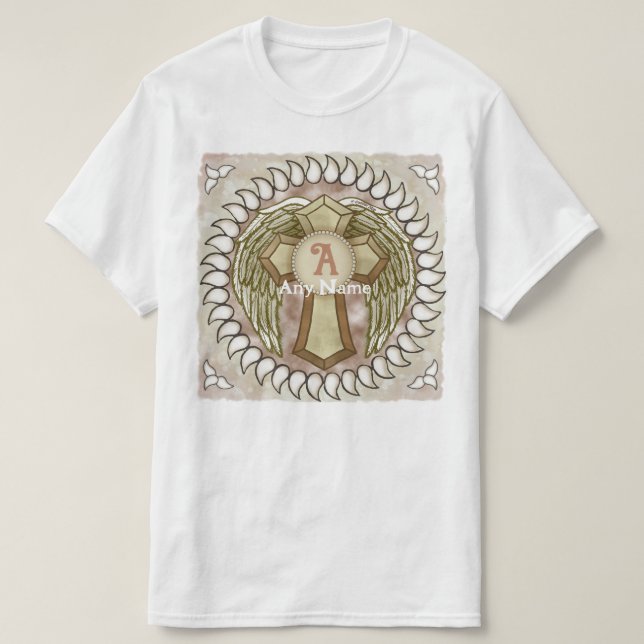 Cross Wings Monogram t-shirt (Design Front)