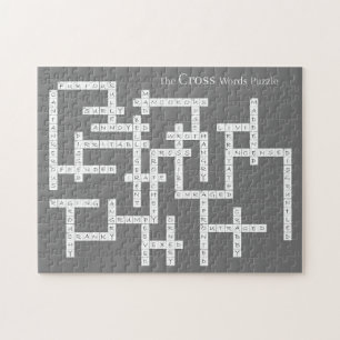 Cross Words Puzzle Semantics Humor Grey