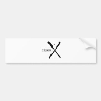 Cross-X Products Bumper Sticker