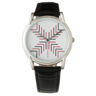 Cross X (red and black) Watch
