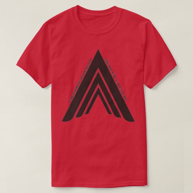 Crossbars Barbell  T-Shirt (Design Front)