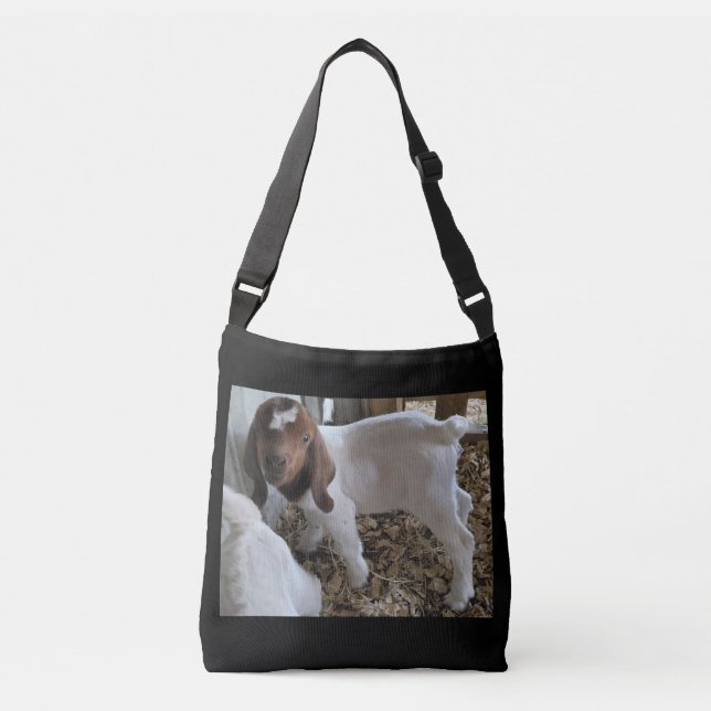 Crossbody Bag with Baby Goat (Front)
