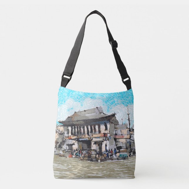 crossbody bags architectural painted ideas (Front)