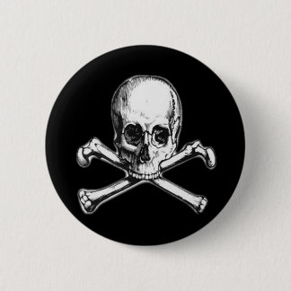 Crossbones 2 Inch Round Button