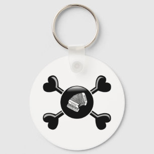 Crossbones Accordion Keychain