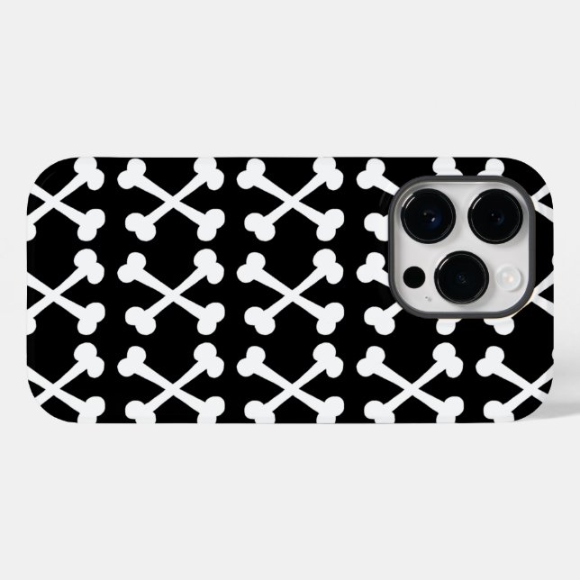 Crossbones Case-Mate iPhone Case (Back (Horizontal))