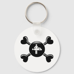 Crossbones Massage Keychain