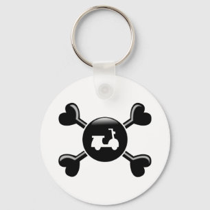 Crossbones Scooters Keychain