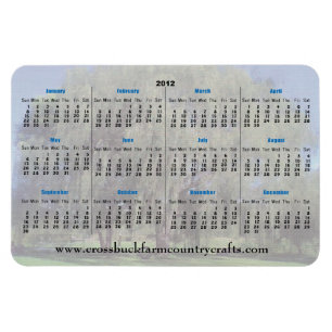 Crossbuck Farm 2012 Calendrier Magnets