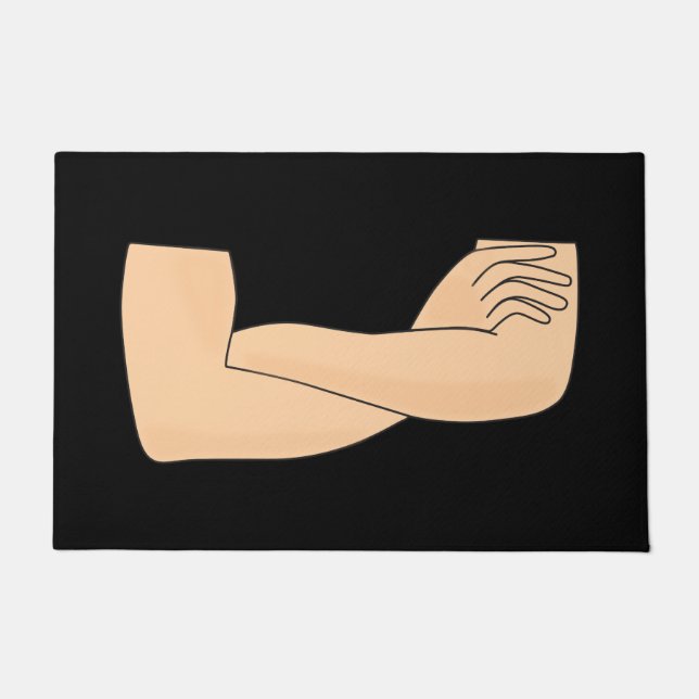 Crossed arms doormat (Front)