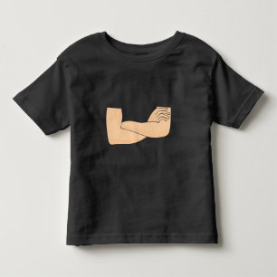 Crossed arms toddler t-shirt