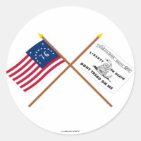 Crossed Bennington and Culpeper Flags