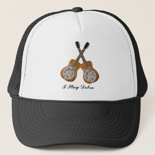 CROSSED DOBROS-HATS TRUCKER HAT (Front)