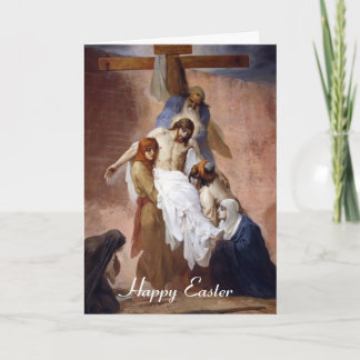 crossed easter holiday card