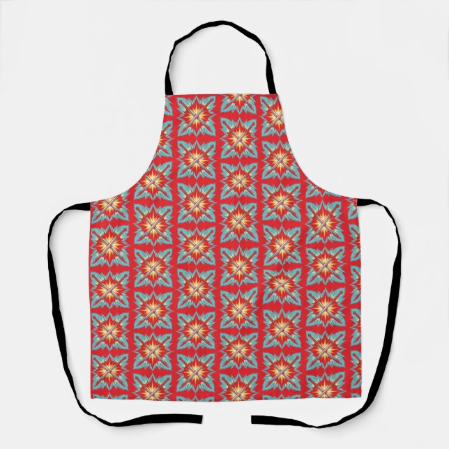 Crossed Fantasy Arrows with Glowing Energy – Dynam Apron (Front)