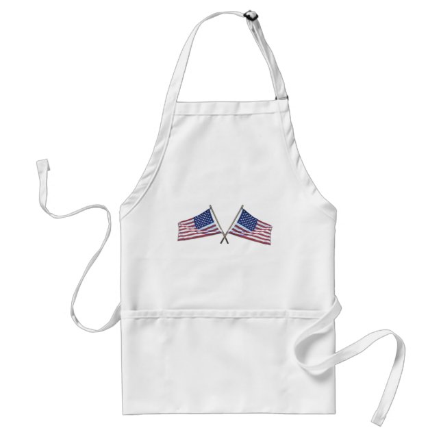 Crossed Flags Aprons (Front)