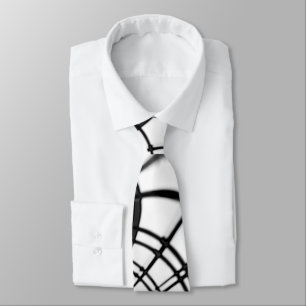 Crossed grey lines remind us of drawings of claw tie