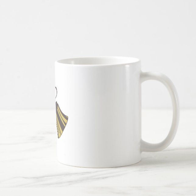 Crossed Handbells Coffee Mug (Right)