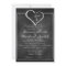 Crossed Heart Religious Wedding Invitations
