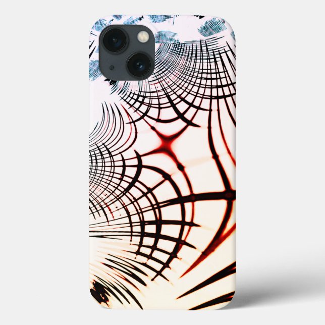 Crossed lines of varied colours in light backgroun Case-Mate iPhone case (Back)