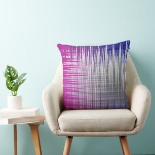 crossed lines throw pillow