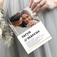 Crossed Path FOIL Wedding Save The Date Card