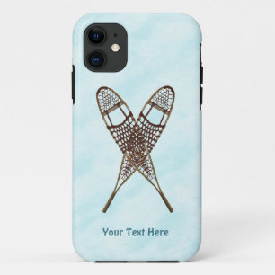 Crossed Snowshoes On Snow iPhone 11 Case