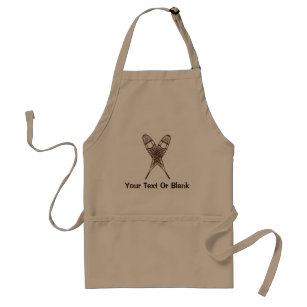 Crossed Snowshoes Standard Apron