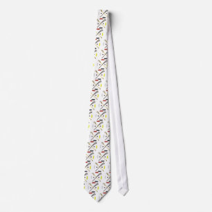 Crossed Traditional Sticks Tie