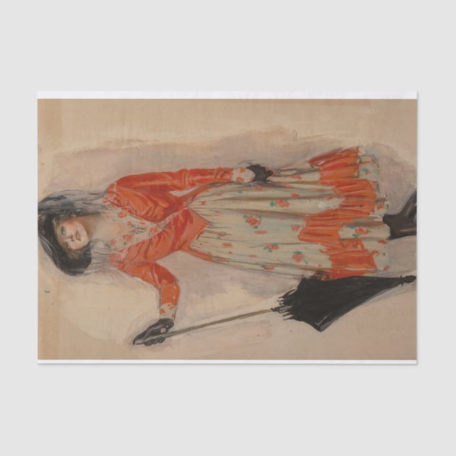 Crossed Wires by Clarence Underwood  Tissue Paper (Front)