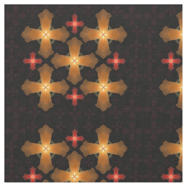 Crosses Fabric (Close Up)