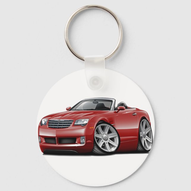 Crossfire Maroon Convertible Keychain (Front)