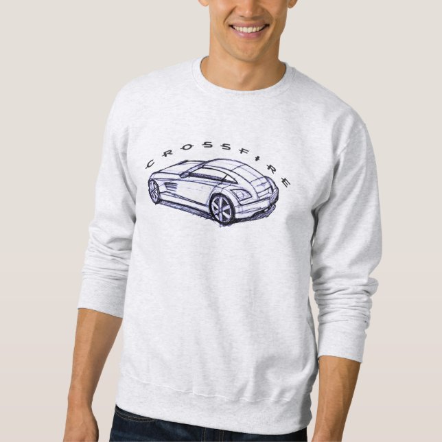 Crossfire sketch art sweatshirt (Front)