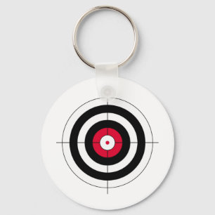 Crosshairs BullsEYE Target Keychain
