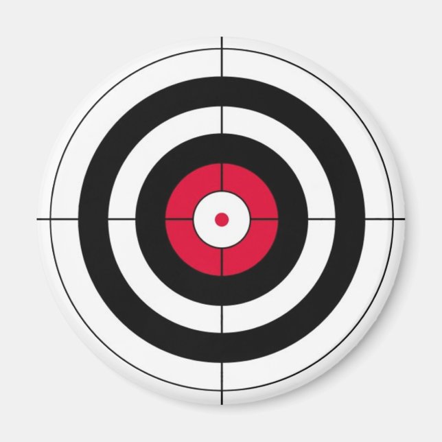Crosshairs BullsEYE Target Magnet (Front)