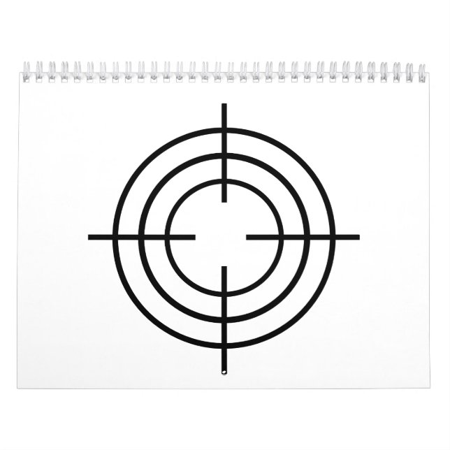 Crosshairs gun calendar (Cover)