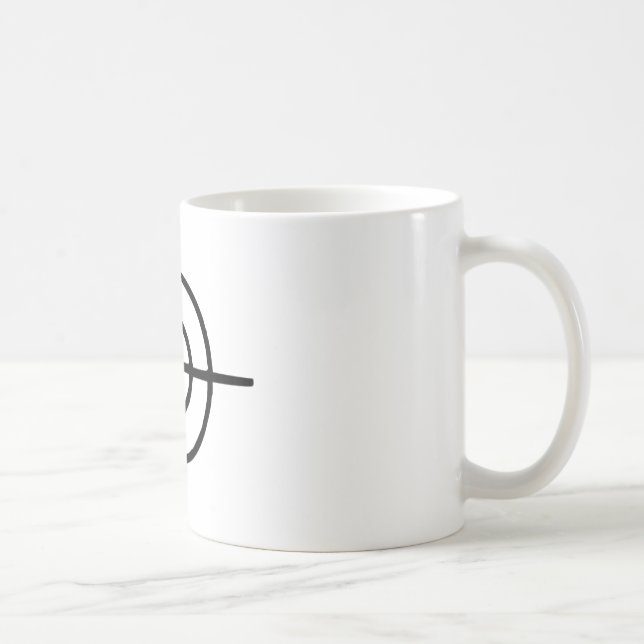 Crosshairs - Gun Coffee Mug (Right)