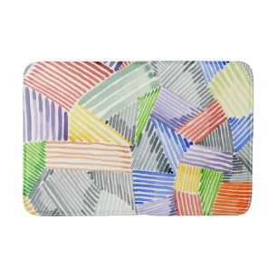 Crosshatch Quilt I Bath Mat