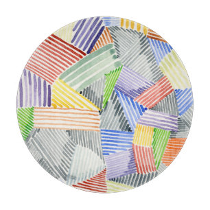 Crosshatch Quilt I Cutting Board